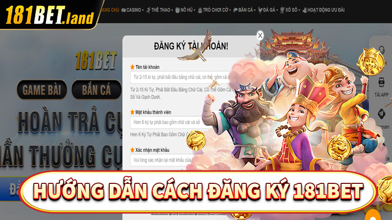 Hướng dẫn cách thức đăng ký 181bet bằng vài thao tác đơn giản