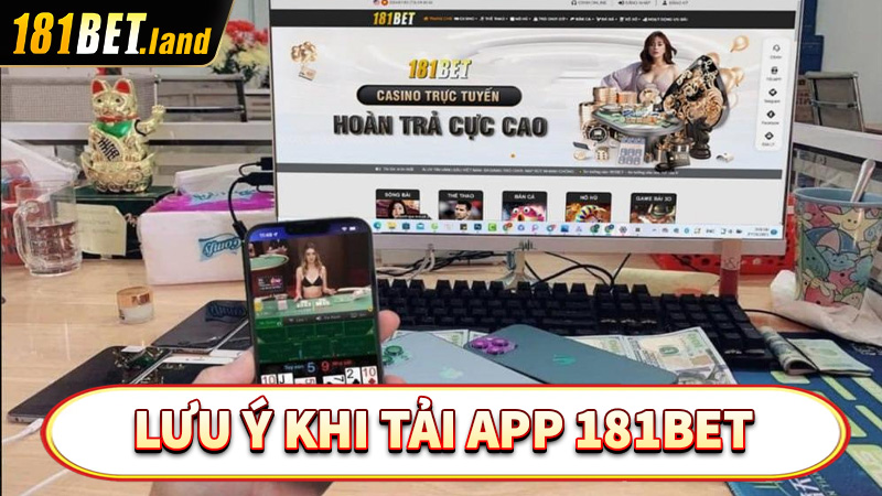 Lưu ý trong quá trình tải app 181bet 